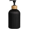 Skysto muilo dozatorius juodas PVC 500 ml
