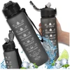 Sportinis gertuvė juoda Tritan BPA Free 1 l TRESSARI G18