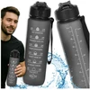 Sportinis gertuvė juoda Tritan BPA Free 1 l TRESSARI G18