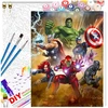 Tapyba pagal numerius su rėmu 40 x 50 cm „Superbohaterowie“ TP23