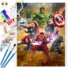 Tapyba pagal numerius su rėmu 40 x 50 cm „Superbohaterowie“ TP23