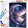 Tapyba pagal numerius su rėmu 40x50 cm „Magiškas Mėnulis“ TP55