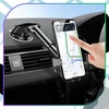 Teleskopinis automobilinis telefono laikiklis, juodas A2