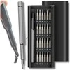 Tikslūs atsuktuvai 25v1, dėklas, TORX bitai
