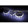 Vandeniui atspari LED juosta su judesio jutikliu, 1m, 59 LED, šaltai balta, USB baterija