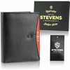 Vertikali odinė piniginė vyrams Stevens DP01