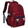 Vidutinė kuprinė unisex Peterson, bordo