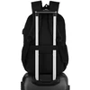 Vidutinė kuprinė unisex Peterson, juoda