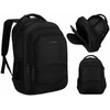 Vidutinė kuprinė unisex Peterson, juoda