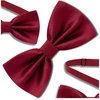 Vyriška bordo peteliškė, reguliuojama, elegantiška