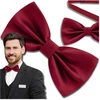 Vyriška bordo peteliškė, reguliuojama, elegantiška
