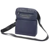 Vyriška mėlyna eko odos crossbody piniginė Pierre Cardin su reguliuojamu dirželiu