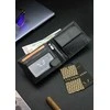 Vyriška natūralios odos piniginė Stevens Z07-325-R, RFID apsauga