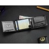 Vyriška natūralios odos piniginė Stevens Z05-325-R, RFID apsauga