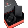 Vyriška odinė piniginė Pierre Cardin, RFID, juoda 623206