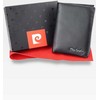 Vyriška odinė piniginė Pierre Cardin Tilak58 326 su RFID apsauga, juodos spalvos