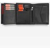 Vyriška odinė piniginė Pierre Cardin Tilak58 326 su RFID apsauga, juodos spalvos