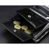 Vyriška odinė piniginė Stevens 326 Carbon, juoda