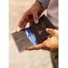 Vyriška odinė piniginė Stevens RFID su apsauga Plona SLIM