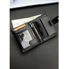 Vyriška odinė piniginė Stevens su RFID apsauga juodos spalvos