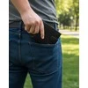 Vyriška odinė piniginė Stevens su RFID apsauga, juoda PREMIUM 07-325A