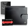 Vyriška piniginė Pierre Cardin, su RFID apsauga, juoda A5288306