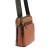 Vyriška ruda eko odos crossbody piniginė Pierre Cardin su reguliuojamu dirželiu