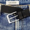 Vyriškas odinis diržas Stevens DI4 SLV