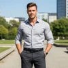 Vyriškas odinis diržas Stevens, juodas, automatinė sagtis 2505