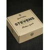 Vyriškas odinis diržas Stevens, juodas