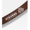 Vyriškas odinis diržas Stevens, rudas