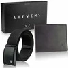 Vyriško diržo ir odinės piniginės komplektas Stevens