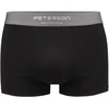 Vyriškos medvilninės bokserės „Peterson“, 3 porų rinkinys, juoda/pilka, XL