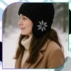 Žieminė juoda beanie kepurė unisex