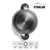 Stoneline Future pan 14868 Wok, Diameter 32 cm, Suitable for induction hob, Lid included, Fixed handle, Anthracite