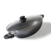 Stoneline Future pan 14868 Wok, Diameter 32 cm, Suitable for induction hob, Lid included, Fixed handle, Anthracite
