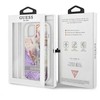 Dėklas Guess GUHCP13SLFLSU iPhone 13 mini 5,4" violetinė/violetinė hardcase Flower Liquid Glitter