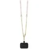 Apple iPhone 13 Pro Guess dėklas Crossbody 4G Metal Logo (GUHCP13LP4TDSCPP) rožinės spalvos