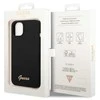 Karl Lagerfeld Guess dėklas, skirtas iPhone 14 Pro 6,1 GUHCP14LSLSMK juodos spalvos hard dėklas, skirtas Silicone Vintage Gold Logo