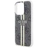 Dėklas GUESS GUHCP15XH4SGK IPHONE 15 PRO MAX 6.7 "Juodas/Juodas HARDCASE IML 4G GOLD STRIPE
