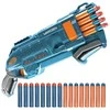 Hasbro Didelis lengvas Nerf Elite 2.0 ginklų rinkinys + 16 kulkų vaikams ZA5179
