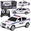 Jokomisiada BMW X6 sportinis policijos automobilis su nuotolinio valdymo pulteliu RC0660 BI