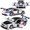 Jokomisiada Metalo automobilių sporto modelis „BMW M6 GT3“ skalė 1:32 Šviesos garsas ZA4613