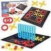 Jokomisiada Žaidimų rinkinys 2in1 tic-tac-toe line up 4 loginiai strateginiai GR0679