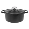 Maku ketaus puodas 3.3 l, juodas
