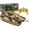 RC karo tankas 9993 2,4 GHz dykumos tankas