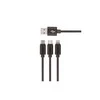 Setty 3in1 micro-USB+8PIN+type-C laidas