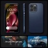 Dėklas SPIGEN LIQUID AIR IPHONE 15 PRO MAX NAVY Mėlynas