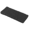 Abrazyvinis padas 11.5x25x2cm, juodas