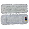 CleanRoom kilpinė mikropluošto grindų šluostė, balta (40cm/50cm) - 40cm